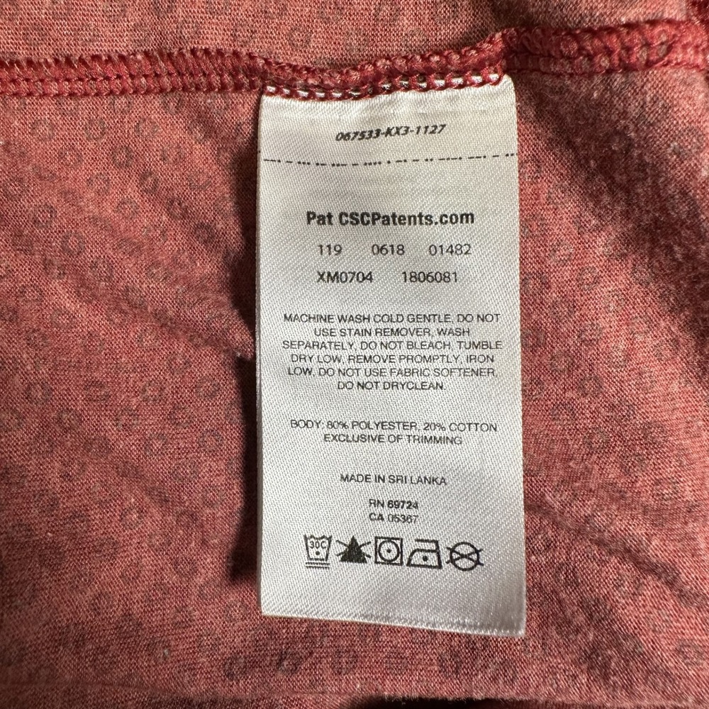Columbia PFG Omni Freeze Zero Sweat Activated Cooling Men's Red Polo Shirt XL - Picture 6 of 8